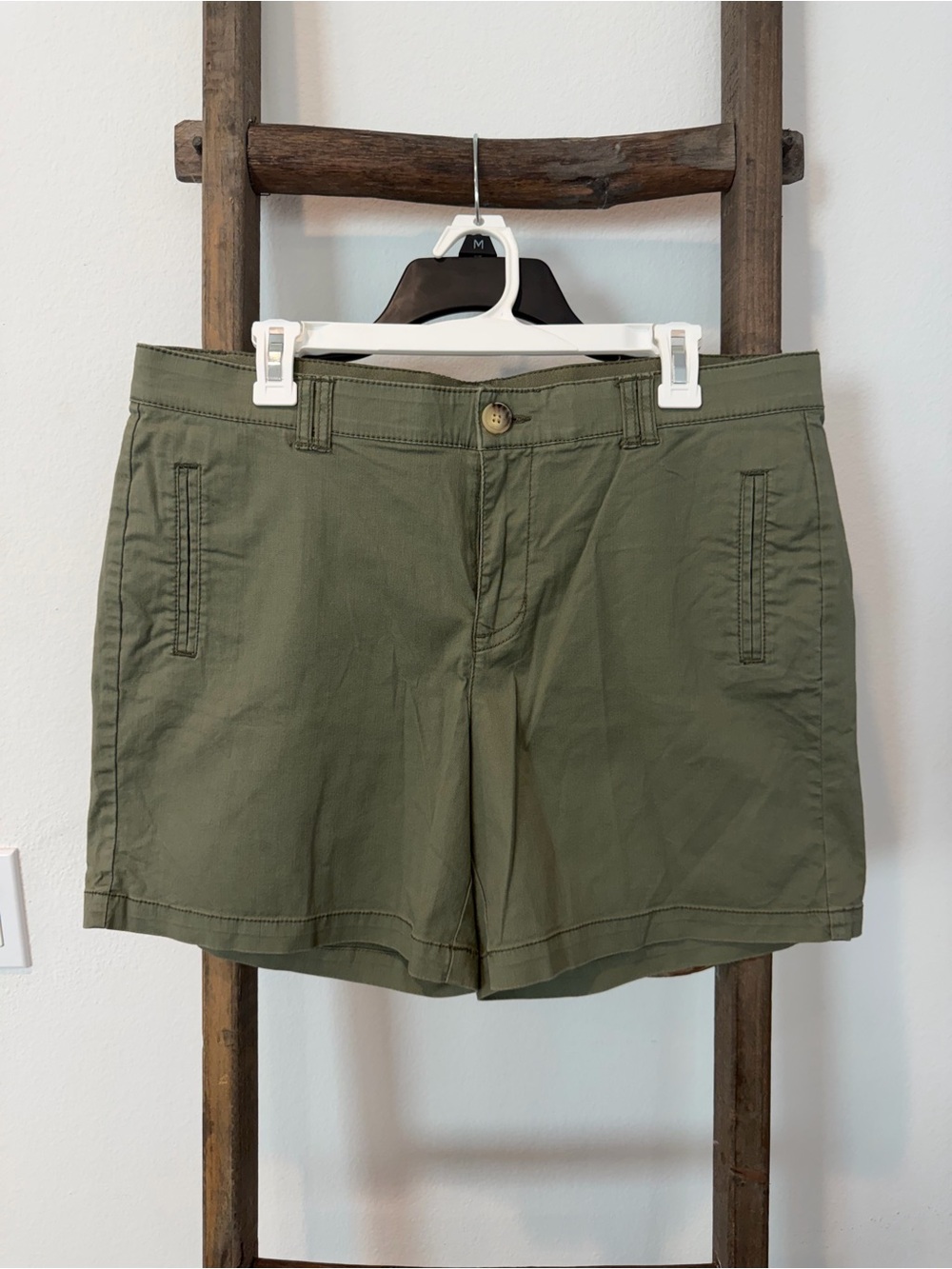 Dockers Olive Utility Bermuda Shorts - Women's